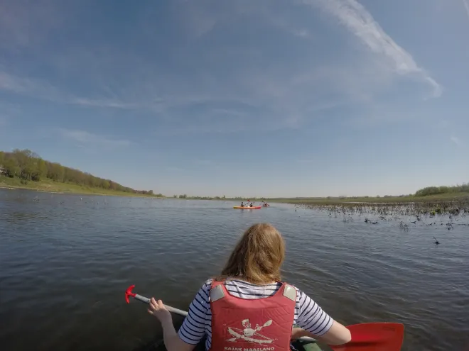 On the water