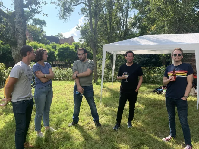Jeroen, Jellina, Ruchan, Ilkem, Teun